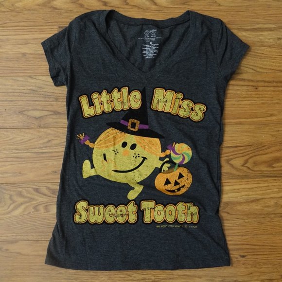 Little Miss Sweet Tooth Halloween T Shirt - Picture 1 of 5